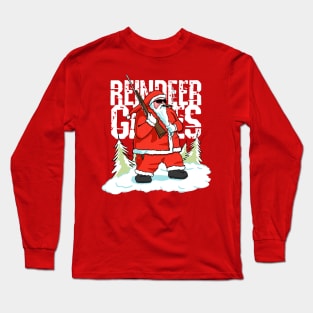 Reindeer Games - Santa Hunting Rudolph Long Sleeve T-Shirt